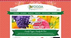 Desktop Screenshot of foggiaflorist.com